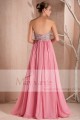 Pink Long evening Dress-Glitter Bodice - Ref L258 - 03