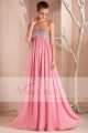 Pink Long evening Dress-Glitter Bodice - Ref L258 - 04