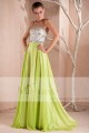 GREEN PARTY DRESS LONG TOP SILVER - Ref L260 - 02