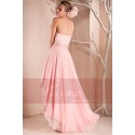 SEXY COCKTAIL DRESS PINK ASYMETRICAL STYLE - Ref C246 - 03