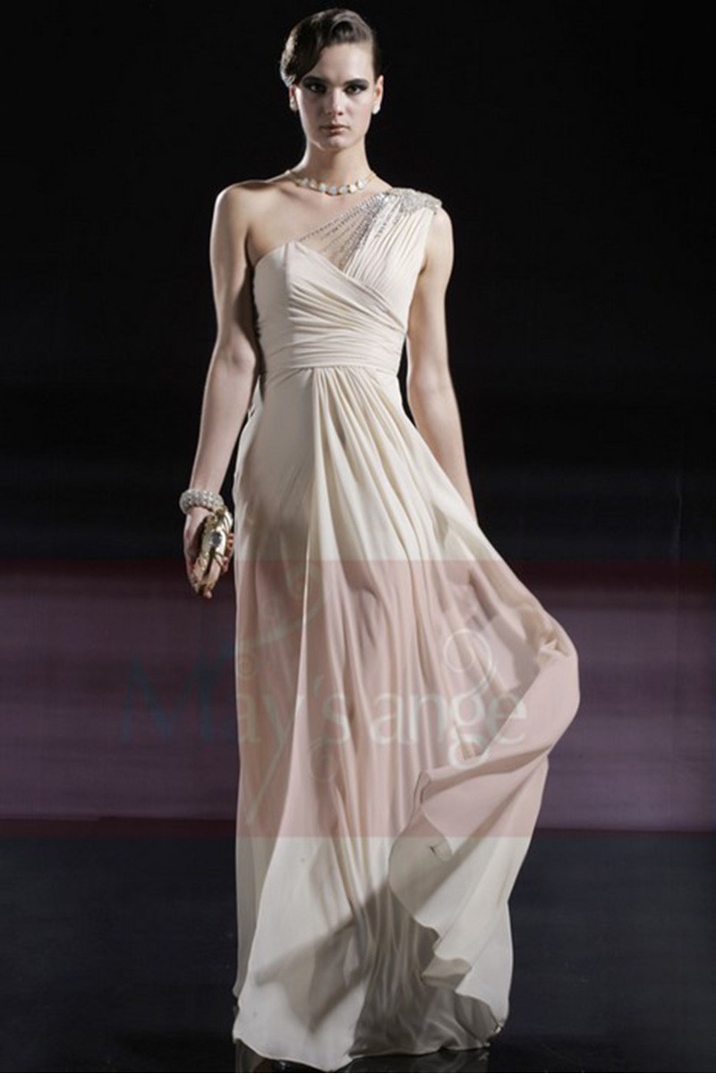 Robe Asymétrie Parfaite longue très chic pas cher - Ref L168 - 01 Robe Asymétrie Parfaite longue très chic pas cher - Ref L168 - 01