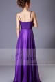 Robe de soirée fluidité violette - Ref L203 - 04