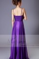 Violet Long Chiffon Evening Dress With Glitter Bodice - Ref L203 - 04