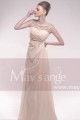 Evening dress, beige Brilliance - Ref L210 - 02