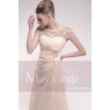 Evening dress, beige Brilliance - Ref L210 - 03