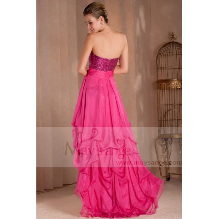 Lyly Longue Robe de soirée asymétrique