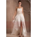 CUT WHITE LACE SUMMER DRESS - Ref L271 - 02