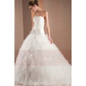 Long train wedding dress Snow M302 - Ref M302 - 02