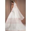 A-Line Sweetheart White Strapless Wedding Dress With Draped - Ref M303 - 03