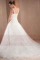 Lace wedding dresses Roxane with 2 straps and long train M304 - Ref M304 - 03
