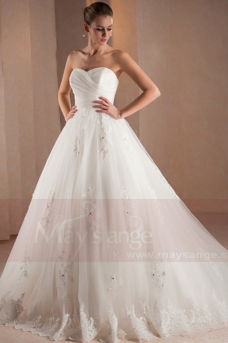 Wedding dress bustier Lindsey - Ref M306 - 01