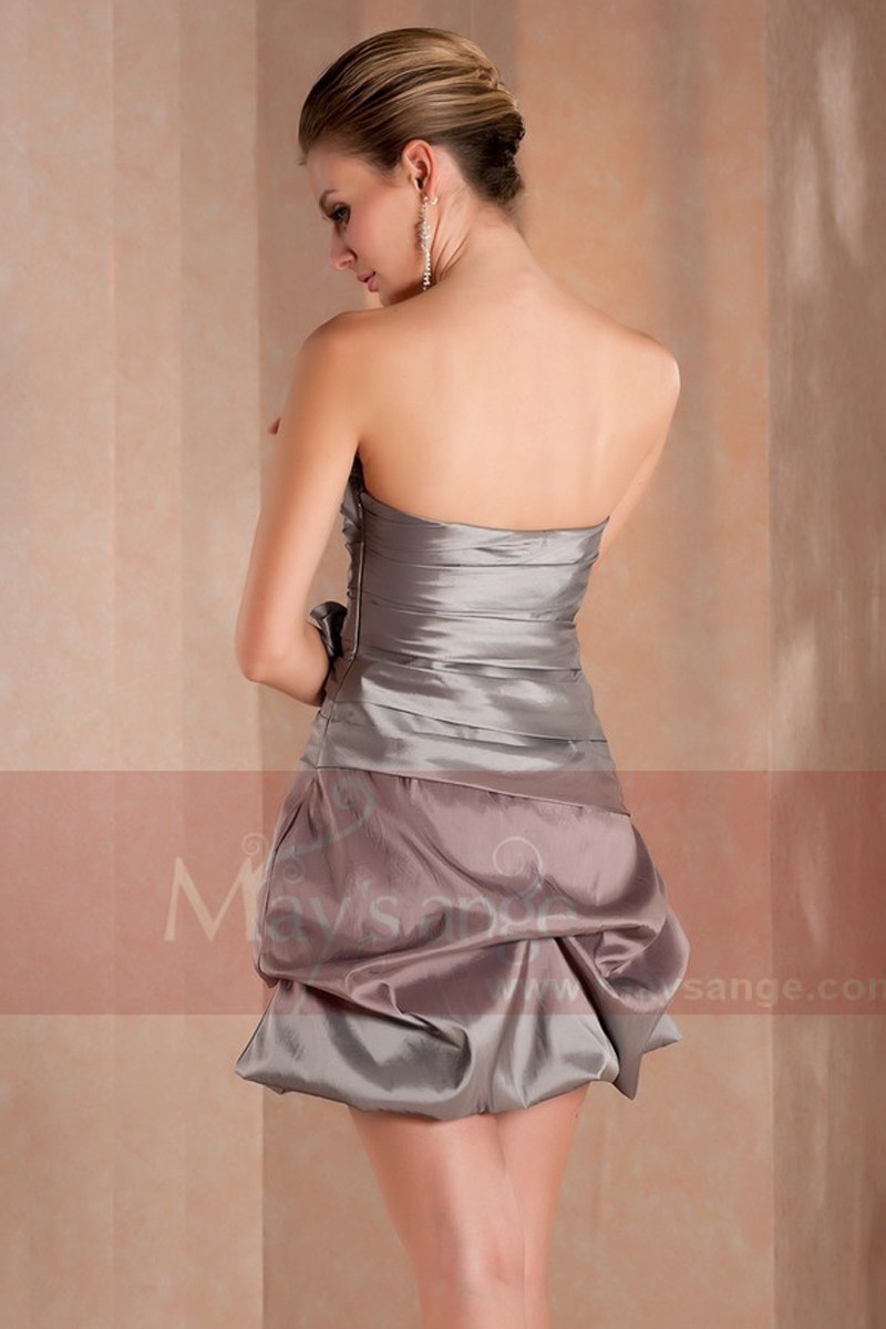 Robes courte argente Luciole pour vos soir?�es et mariage - Ref C255 - Robes de r?�veillon