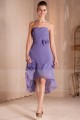 High Low Strapless Semi-Formal Party Dress - Ref C264 - 04