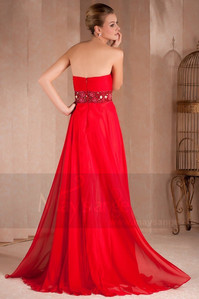 Robes longue rouge de soirée Passion Ref L276 Robes de Gala