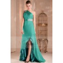 Beautiful Asymmetric Cocktail Dress With One Shiny Strap - Ref L286 - 02