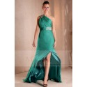 Beautiful Asymmetric Cocktail Dress With One Shiny Strap - Ref L286 - 04