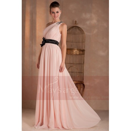 Robes de soirée longue Dulcinée rose pale
