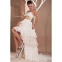 Strapless Flamenco Style Wedding Dress - Ref L292 - 03