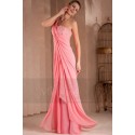 long evening dress draped and fluid Greco Roman - Ref L306 - 04