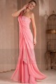 long evening dress draped and fluid Greco Roman - Ref L306 - 04