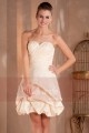 Strapless Champagne Short Prom Dress - Ref C267 - 04