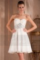 Robe courte Diamant blanc - Ref C284 - 03