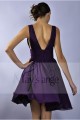 Purple Short Cocktail Dress - Ref C035 - 03