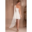 One-Shoulder Short White Graduation Dress - Ref C287 - 03