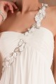 White Summer Dress Asymmetric Style - Ref L310 - 04