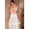 White Summer Dress Asymmetric Style - Ref L310 - 03