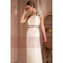 ELEGANT DRESS FOR CEREMONY FLORAL ON THE SINGLE STRAP - Ref L312 - 02