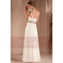 ELEGANT DRESS FOR CEREMONY FLORAL ON THE SINGLE STRAP - Ref L312 - 03