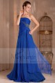 Robe de soirée bleu roi fluidité bustier - Ref L209 - 02