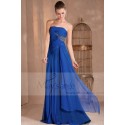 Robe de soirée bleu roi fluidité Seine L209 - Ref L209 - 03