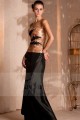 Two-Tone Evening Dress Mermaid Cut With Matching Bolero - Ref L166 - 04