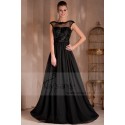 Black Party Dress With Cap- Sleeve - Ref L093 - 03