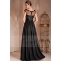 Black Party Dress With Cap- Sleeve - Ref L093 - 04