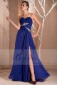 robe longue Aigue Marine de plage buste cœur pour les invites du mariage - Ref L167 - 03