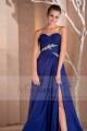 Aquamarine Long Dress Navy Heart Bust Beach For Wedding Guests - Ref L167 - 04