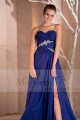 robe longue Aigue Marine de plage buste cœur pour les invites du mariage - Ref L167 - 04