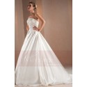 Draped Satin Strapless Modern Wedding Dresses - Ref M319 - 03