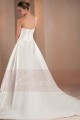 Draped Satin Strapless Modern Wedding Dresses - Ref M319 - 04