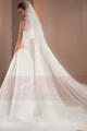 Draped Satin Strapless Modern Wedding Dresses - Ref M319 - 02