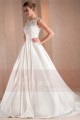 Illusion Satin Bridal gown Angelique - Ref M325 - 02