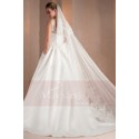 Illusion Satin Bridal gown Angelique - Ref M325 - 03