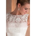 Illusion Satin Bridal gown Angelique - Ref M325 - 04