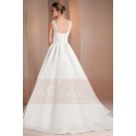 Illusion Satin Bridal gown Angelique - Ref M325 - 06