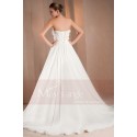 Beautiful Flower White Strapless Bridal Gown - Ref M331 - 05