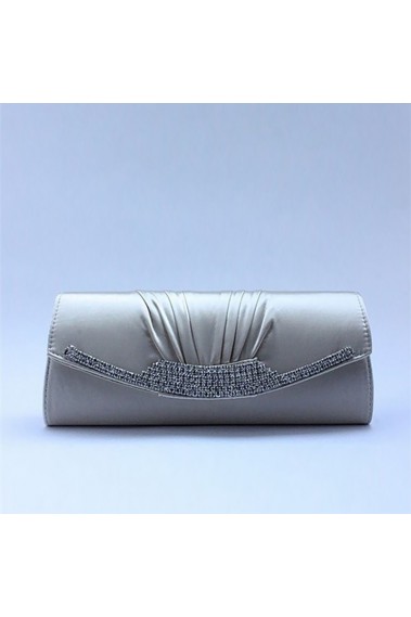 Rhinestone champagne bridal clutch bag - SAC011 #1