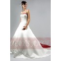 Grace Kelly White and Red Wedding Dress | Grace Kelly Bridal Gowns - Ref M006 - 02